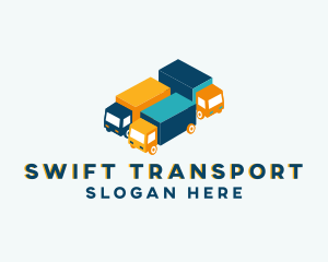 Truck Vehicle Transportation logo design