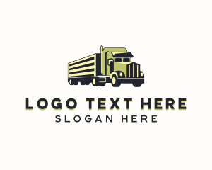 Roadie - Forwarding Freight Truck logo design