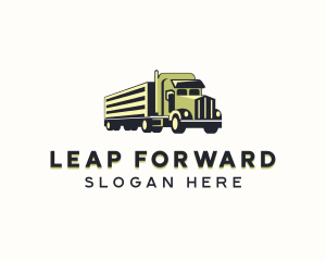 Forwarding Freight Truck logo design