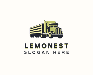 Logistics - Forwarding Freight Truck logo design