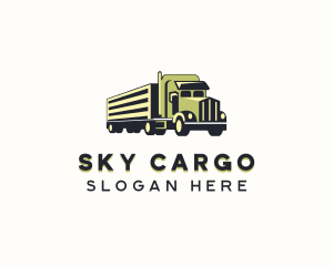 Forwarding Freight Truck logo design