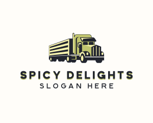 Logistics - Forwarding Freight Truck logo design