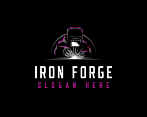 Industrial Welder Fabrication logo design