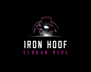 Industrial Welder Fabrication logo design