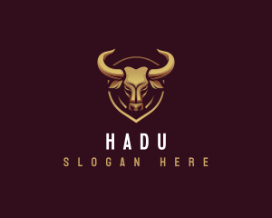 Bull Horn Shield Logo