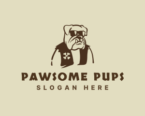 Canine - Canine Bulldog Vest logo design