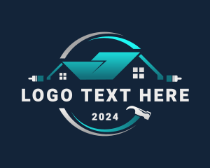 Contractor - Hammer Brushes Remodeling logo design