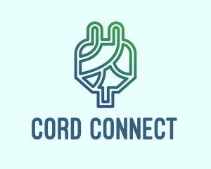 Cord - Eco Power Plug logo design