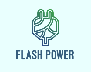 Eco Power Plug  logo design