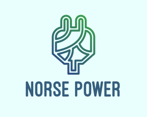 Eco Power Plug  logo design