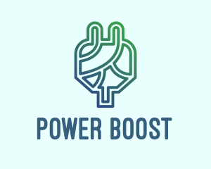 Eco Power Plug  logo design