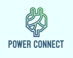 Plug - Eco Power Plug logo design