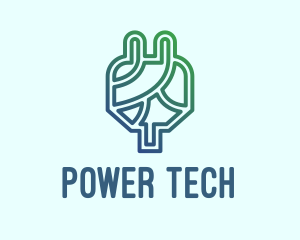 Eco Power Plug  logo design