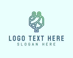 Eco Power Plug  logo design