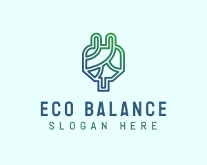 Eco Power Plug  logo design