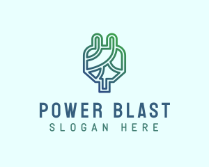 Eco Power Plug  logo design