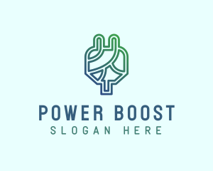 Eco Power Plug  logo design