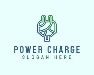 Eco Power Plug  logo design