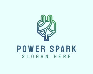 Eco Power Plug  logo design