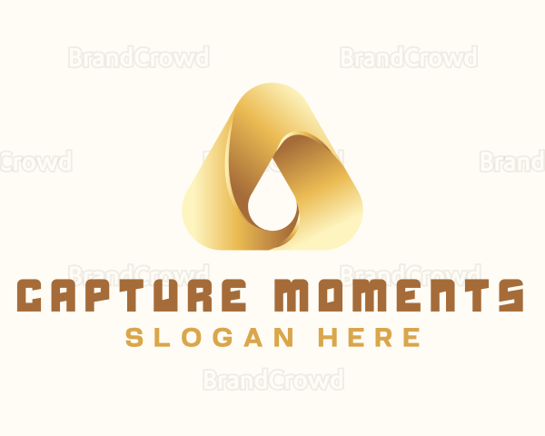 Gradient Water Drop Logo