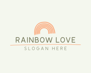 Rainbow Baby Playground logo design