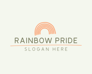 Rainbow Baby Playground logo design