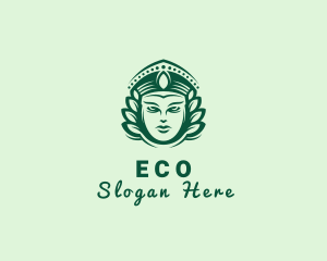 Nature Woman Face Logo