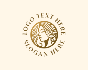 Massage - Beauty Woman Wellness logo design