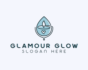 Decor - Wellness Candle Decoration logo design