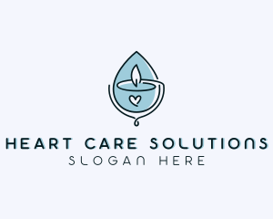 Wellness Candle Decoration logo design