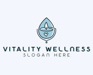 Wellness Candle Decoration logo design