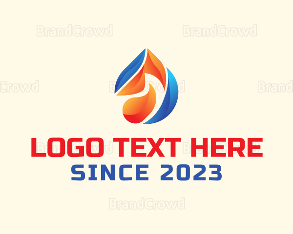 Blazing Fuel Liquid Logo