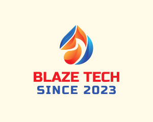 Blazing Fuel Liquid logo design