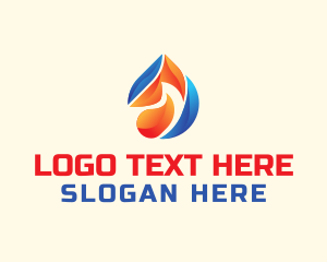 Blazing Fuel Liquid Logo