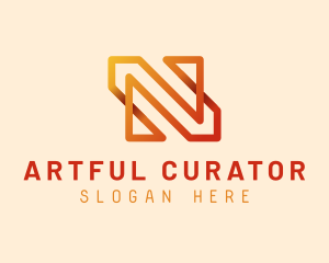 Generic Gradient Letter N logo design