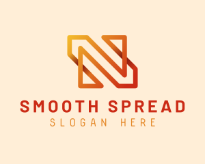 Generic Gradient Letter N logo design