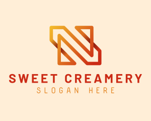 Generic Gradient Letter N logo design