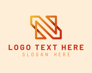 Generic Gradient Letter N Logo