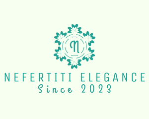 Elegant Floral Ornament Florist logo design