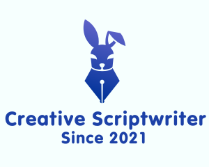 Scriptwriter - Hare Pen Nib logo design