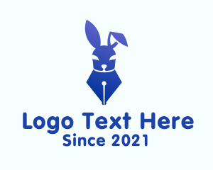 Scriptwriter - Hare Pen Nib logo design