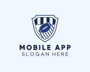 Rugby - Football Sports Shield logo design