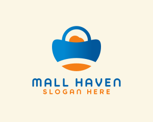 Application Shopping Bag logo design