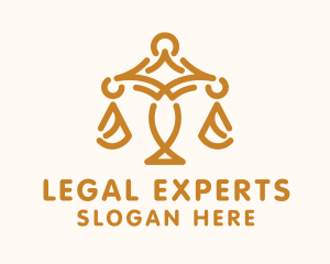 Lawyer - Lawyer Scale Court logo design