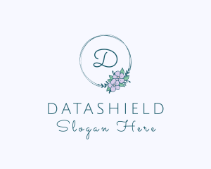 Floral Ornament Wreath Logo