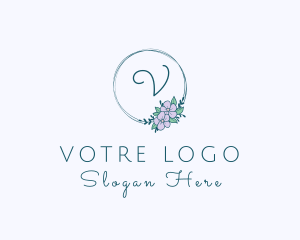 Spring - Floral Ornament Wreath logo design