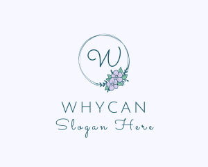 Stationery - Floral Ornament Wreath logo design