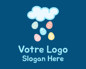 Easter Egg Cloud  Logo