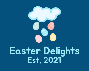 Easter - Easter Egg Cloud logo design