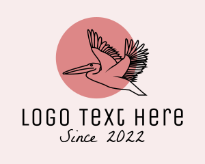 Armadillo - Wild Pelican Zoo logo design